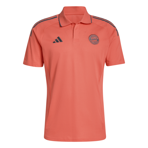 adidas FC Bayern München Tiro 25 Competition Poloshirt 24/25 Herren - orange/grau