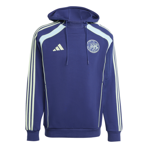 adidas Ajax Amsterdam UBP Doppelstrick Hoodie 25/26 Herren - blau/gelb