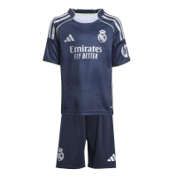 adidas Real Madrid Mini-Kit Away 25/26 Kinder - blau/silber