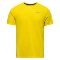 Nike Dri-Fit UV Miler Laufshirt Herren - gelb