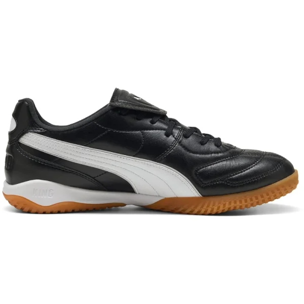Puma King Liga IT Hallenfußballschuhe Herren - schwarz/weiß/silber