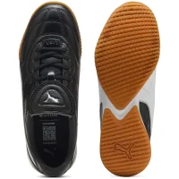 Puma King Liga IT Herren - schwarz/weiß/silber