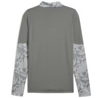 Puma teamCUP 1/4-Zip Trainingstop Herren - grau/hellgrau