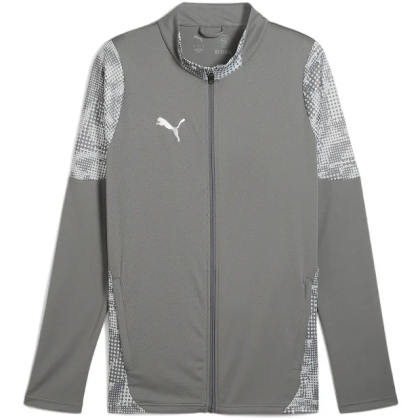 Puma teamCUP Trainingsjacke Herren grau/hellgrau