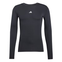 adidas Techfit Funktionsshirt Langarm Herren - schwarz