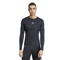 adidas Techfit Funktionsshirt Langarm Herren - schwarz