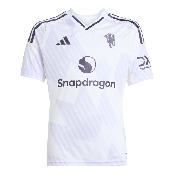 adidas Manchester United Trikot Away 25/26 Kinder - weiß/schwarz