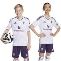 adidas Manchester United Trikot Away 25/26 Kinder - weiß/schwarz