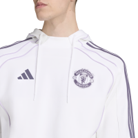 adidas Manchester United UBP Hoodie Herren - weiß/lila
