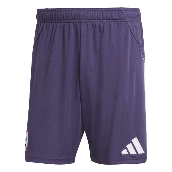 adidas Manchester United Shorts Away 25/26 Herren - lila/weiß