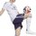 adidas Manchester United Shorts Away 25/26 Herren - lila/weiß