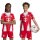 adidas FC Bayern München Trikot Home 25/26 Kinder - rot/weiß