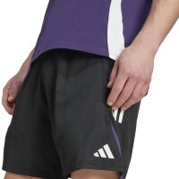 adidas Manchester United Tiro 25 Competition Downtime Shorts Herren - schwarz/weiß/lila