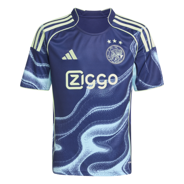 adidas Ajax Amsterdam Trikot Away 25/26 Kinder - blau/gelb