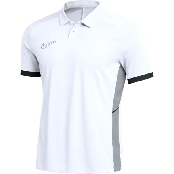 Nike Academy 25 Poloshirt Herren - weiß/grau/schwarz