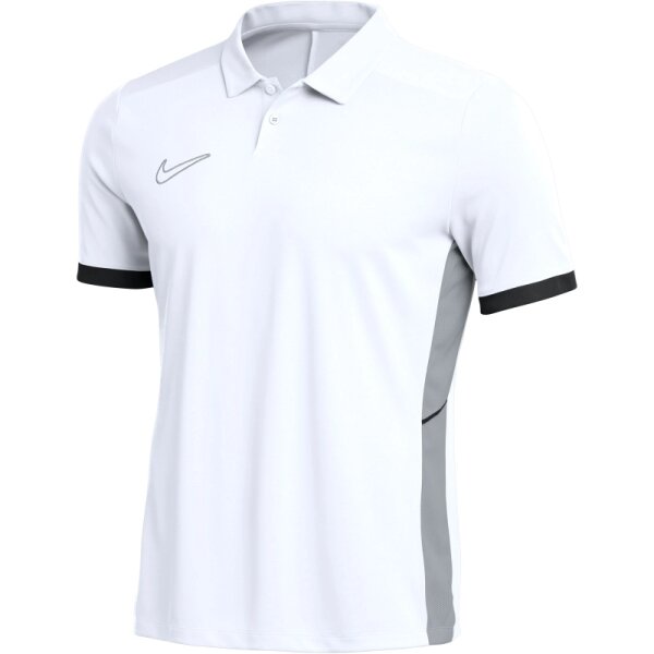 Nike Academy 25 Poloshirt Herren - weiß/grau/schwarz - S