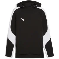 Puma teamEvostripe Hoodie Herren - schwarz/weiß