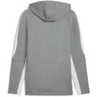 Puma teamEvostripe Hoodie Herren - grau/weiß