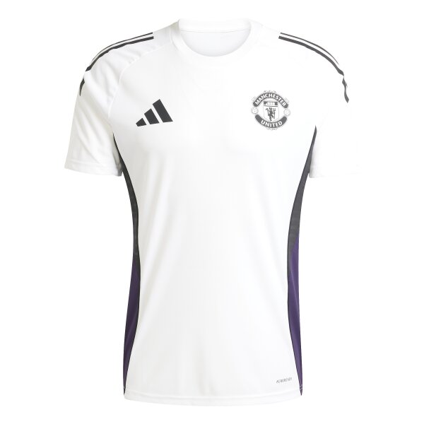 adidas Manchester United Tiro 25 Competition Trainingstrikot 25/26 Herren - weiß/schwarz/lila