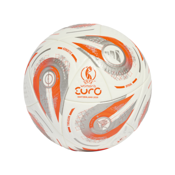 adidas UEFA Womens EURO25 Final Pro Fußball - weiß/orange/silber