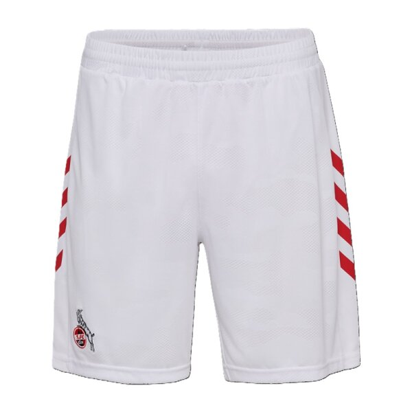 hummel 1. FC Köln Shorts Home 25/26 Herren - weiß/rot