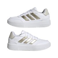 adidas COURTBLOCK BOLD Sneaker Damen - ftwr white/cyber met./orbit grey