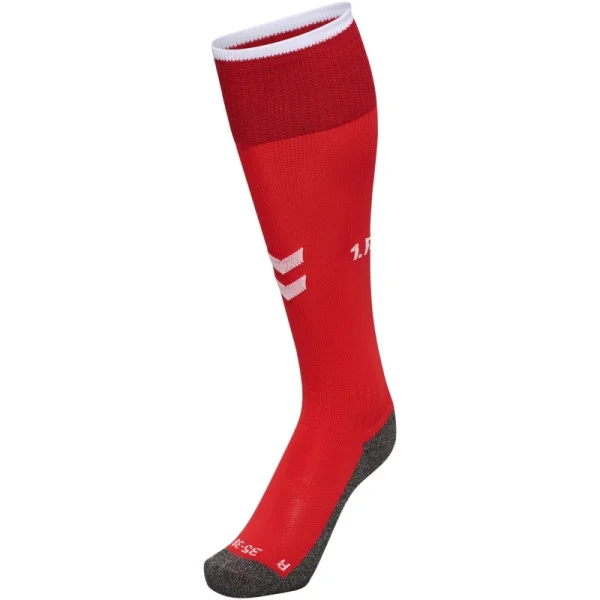 hummel 1. FC Köln Stutzen Away  25/26 - rot/weiß