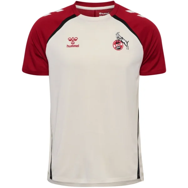 hummel 1. FC Köln Trainingstrikot 25/26 Herren - marshmallow/chili