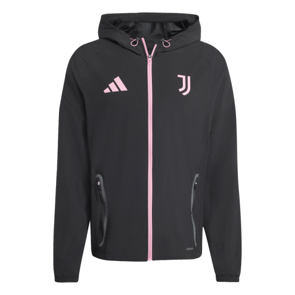 adidas Juventus Turin Tiro 25 Competition Vis Tech Travel Jacke 25/26 Herren - schwarz/pink