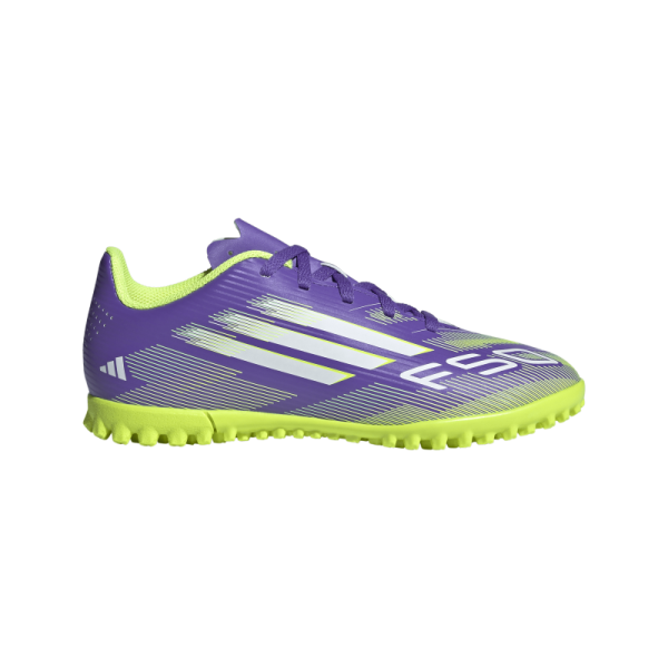 adidas F50 Club TF Kinder - lila/grün/weiß