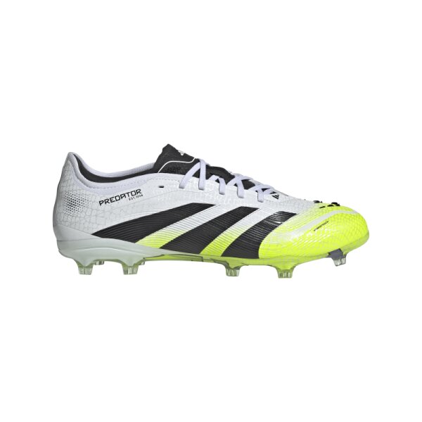 adidas Predator Pro FG Herren - weiß/schwarz/gelb - 44 2/3