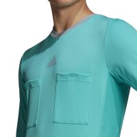adidas Referee 22 Schiedsrichter Trikot Langarm Herren - türkis/grau-3XL