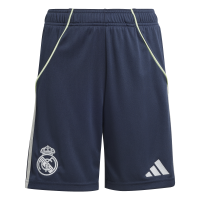 adidas Real Madrid Shorts Away 25/26 Kinder - blau/silber
