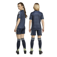 adidas Real Madrid Shorts Away 25/26 Kinder - blau/silber