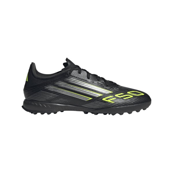 adidas F50 League TF Herren - schwarz/silber/gelb - 46 2/3