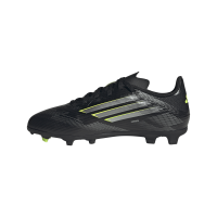 adidas F50 League FG/MG Kinder - schwarz/silber/gelb