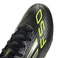 adidas F50 League Kids Fg/Mg Fußballschuhe Kinder - core black/iron met./lucid lemon