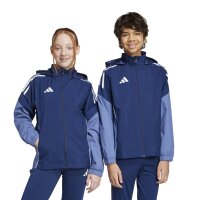 adidas Tiro 25 Competition Allwetterjacke Kinder - blau/weiß