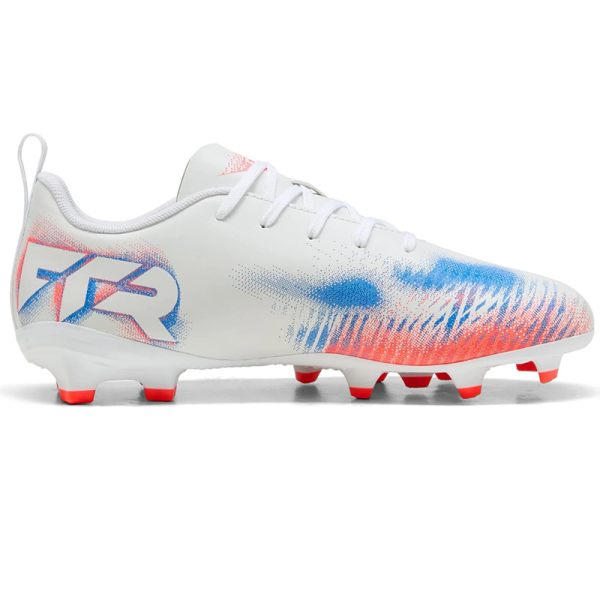 Puma Future 8 Play FG/AG Kinder - weiß/blau/rot