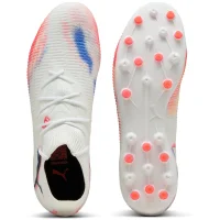 Puma Future 8 Match MG Herren - weiß/schwarz/rot