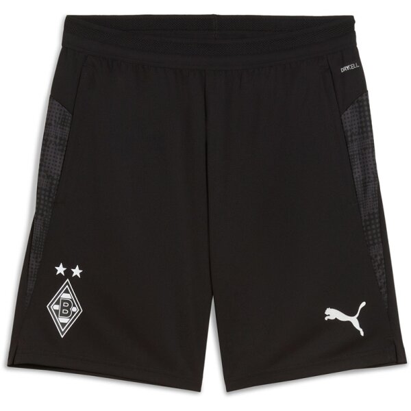Puma Borussia Mönchengladbach Trainingsshorts 25/26 Herren - schwarz/silber
