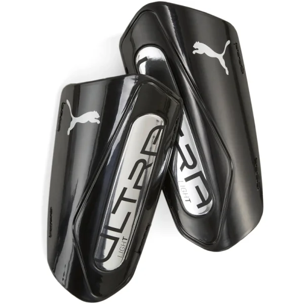 Puma Ultra Light Strap Schienbeinschoner - schwarz/silber