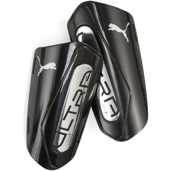 Puma Ultra Light Strap Schienbeinschoner - schwarz/silber - XS
