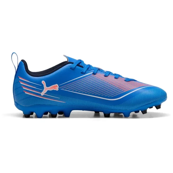 Puma Ultra 6 Play MG Kinder - blau/weiß/rot