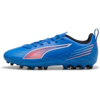 Puma Ultra 6 Play MG Kinder - blau/weiß/rot