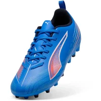 Puma Ultra 6 Play MG Kinder - blau/weiß/rot