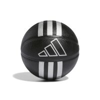 adidas 3-Streifen Rubber Mini-Basketball - black