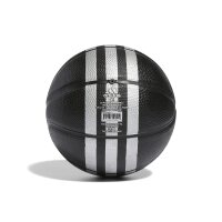 adidas 3-Streifen Rubber Mini-Basketball - black