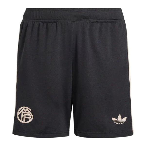 adidas FC Bayern München Ausweichshorts 25/26 Herren - schwarz/weiß