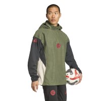 adidas FC Bayern München Tiro 25 Pro Regentop 25/26 Herren - grün/grau/orange